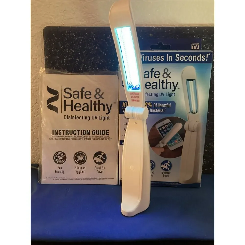 Safe and Healthy Disinfectant UVLight Kills 99.9% Germs, Viruses and Bacteria!